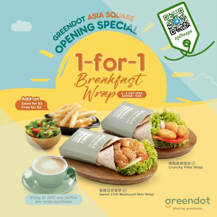 Greendot - 1-FOR-1 Breakfast Wrap