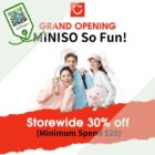 Miniso - 30% OFF Storewide