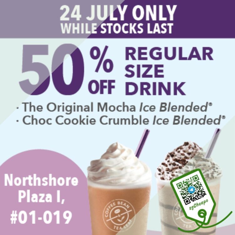 The Coffee Bean and Tea Leaf - 50% OFF Ice Blended (Regular)