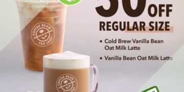Coffee Bean - 50% OFF Vanilla Bean Oat Milk Latte