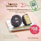 Home's Favourites - 40% OFF Black Gold MSW Durian Mooncake