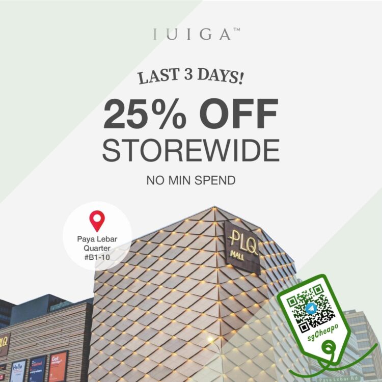 IUIGA - 25% OFF Storewide