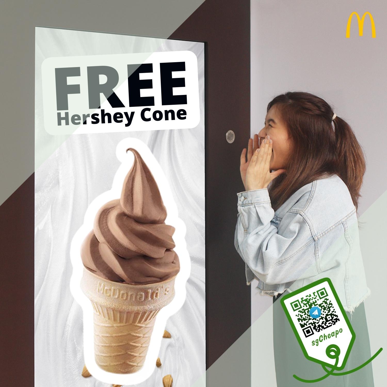 FREE Hershey Cone - SgCheapo