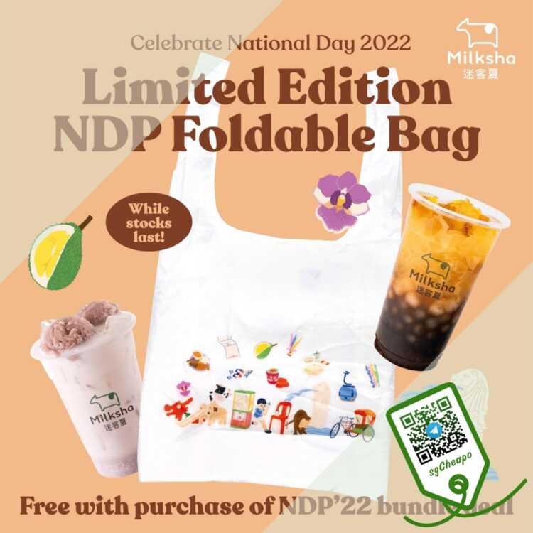 Milksha - FREE Limited Edition NDP Foldable Bag
