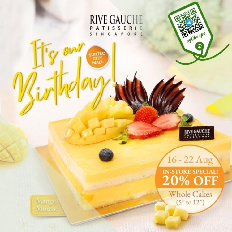 Rive Gauche - 20% OFF Whole Cakes