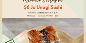 Sushi Tei - $6 Jo Unagi Sushi