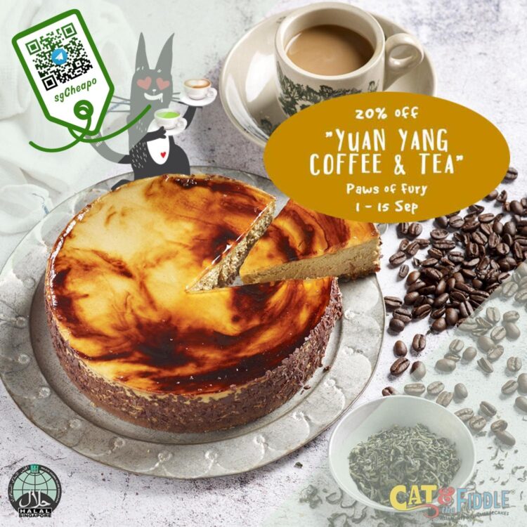 Cat & The Fiddle Cakes - 20% OFF Yuan Yang Cheesecake