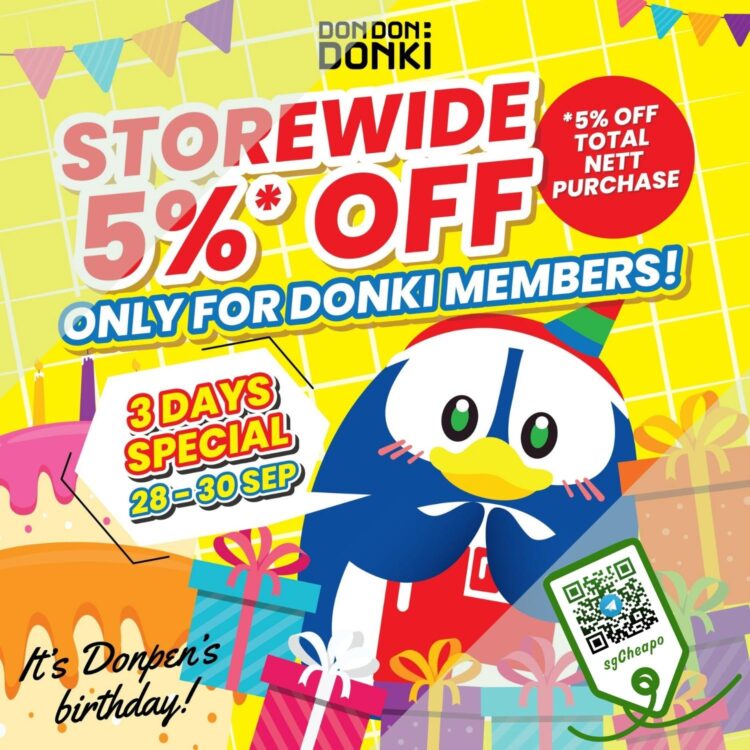 Don Don Donki - 5% OFF Storewide