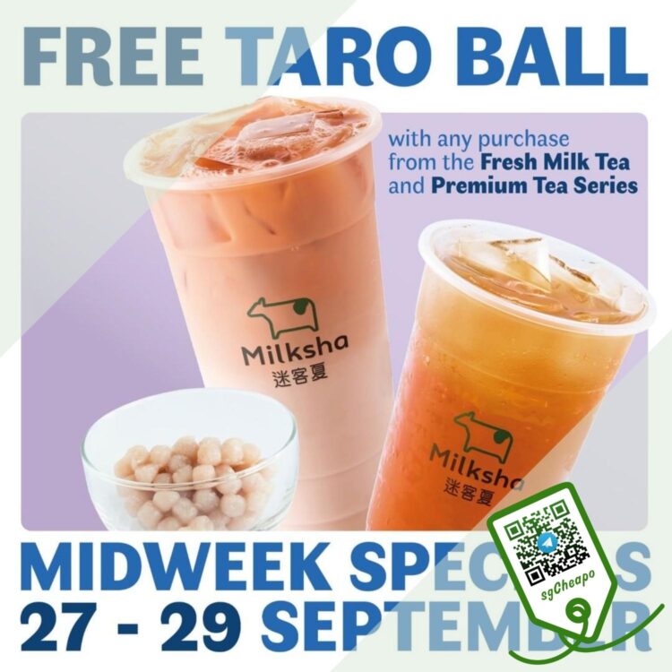 Milksha - FREE Taro Balls