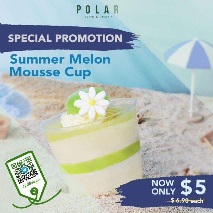 Polar Puff & Cakes - $5 Summer Melon Mousse Cup