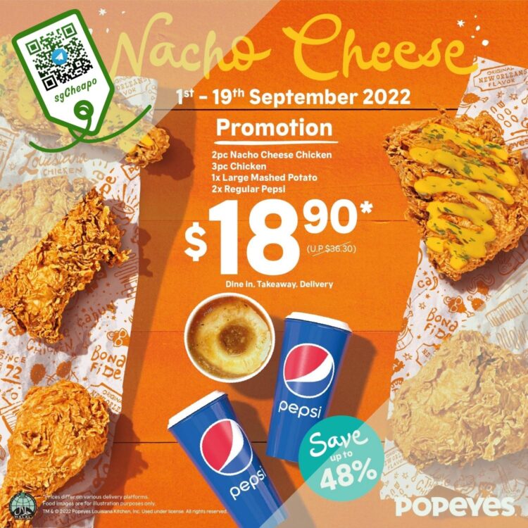 Popeyes - 48% OFF Nacho Cheese Chicken