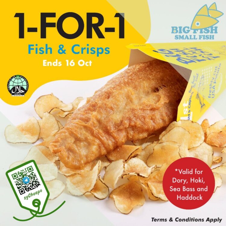 Big Fish Small Fish - 1-FOR-1 Fish & Crisps