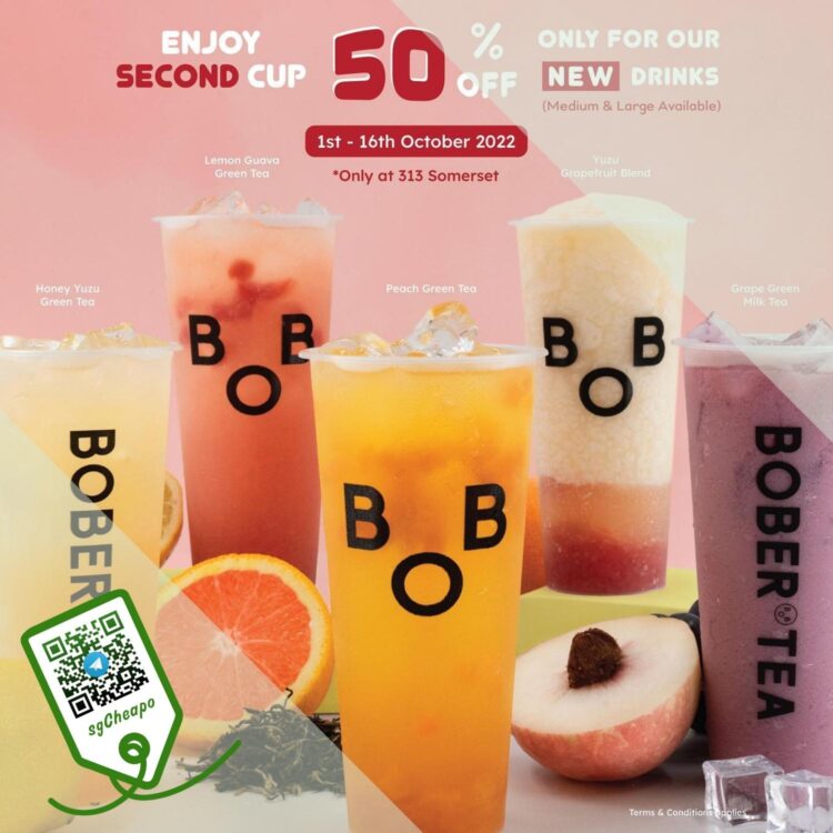 Bober Tea - 50% OFF 2nd Selected Cups