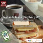 M Malls - FREE Kaya Toast Set
