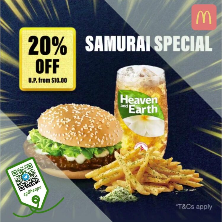 McDonald's - 20% OFF Samurai Special