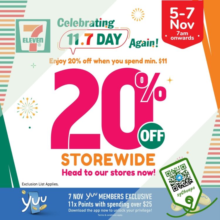 7-Eleven - 20% OFF Storewide