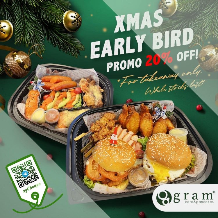 Gram Cafe & Pancakes - 20% OFF Christmas Platters
