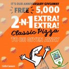 Little Caesars - FREE 2-N-1 Pizza