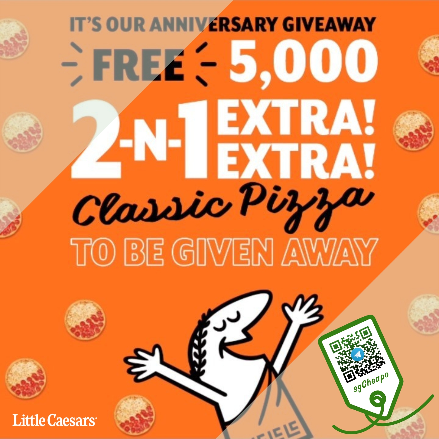 FREE 2N1 Pizza sgCheapo