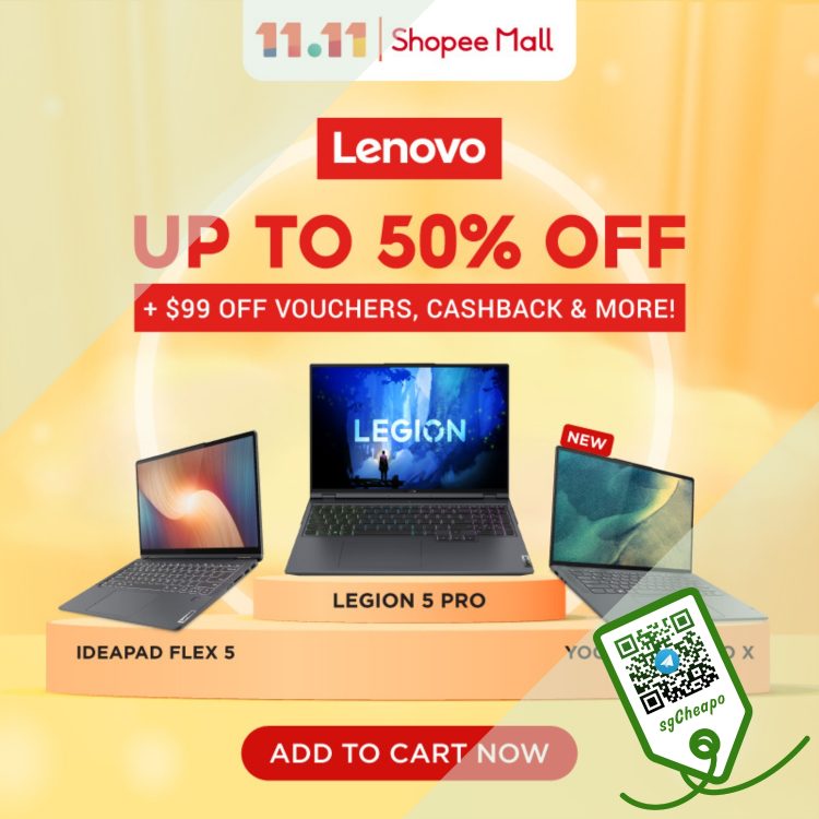 Shopee - UP TO 50% OFF Lenovo