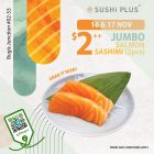 Sushi Plus - 50% OFF Jumbo Salmon Sashimi (2pcs)