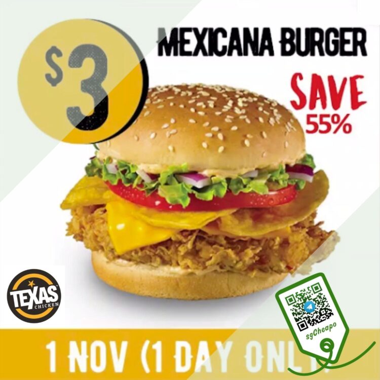 Texas Chicken - $3 Mexicana Burger