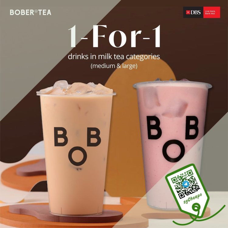 Bober Tea - 1-FOR-1 Milk Tea