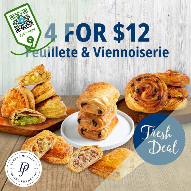 Delifrance - 4 FOR $12 Feuilletes & Viennoiseries