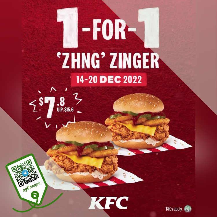 KFC - 1-FOR-1 'Zhng' Burger