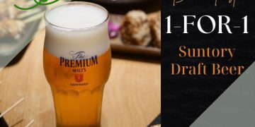 Matsukiya - 1-FOR-1 Suntory Draft Beer