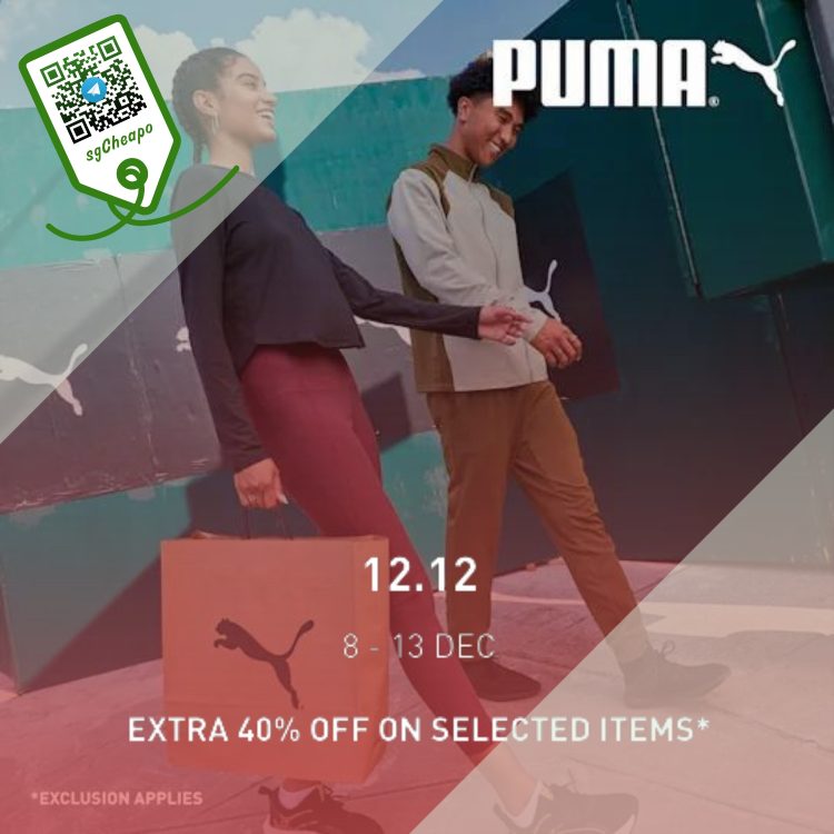 Puma - Extra 40% OFF Selected Items