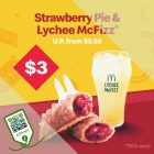 McDonald's - $3 Strawberry Pie & Lychee McFizz