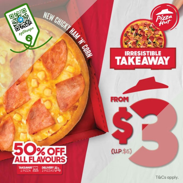 Pizza Hut - AS LOW AS $3 Pizzas