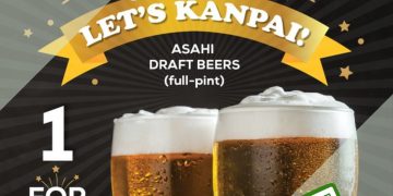 Aburi-EN - 1-FOR-1 Full-Pint Asahi Draft Beers