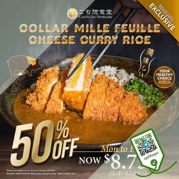 Gochi-So Shokudo - 50% OFF Mille Feuille Cheese Curry Rice