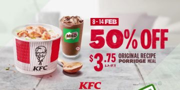 KFC - 50% OFF Porridge Meal