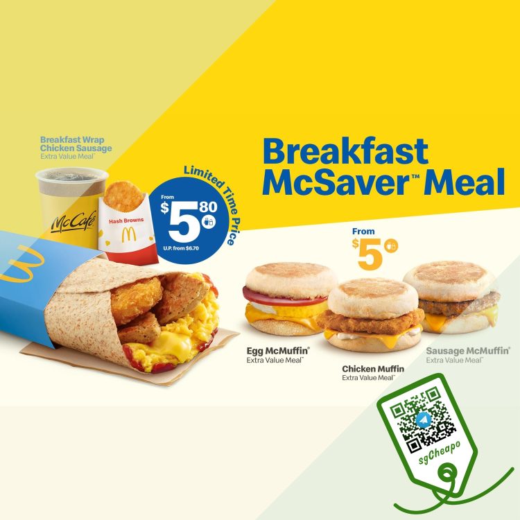 McDonald's - $5 Breakfast McSaver Meal