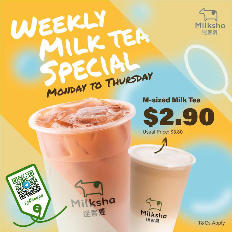 Milksha - $2.90 M-size Milk Tea