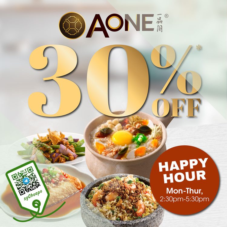 A-One - 30% OFF Dishes - sgCheapo