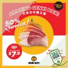 Genki Sushi - 50% OFF Sashimi Platter - sgCheapo