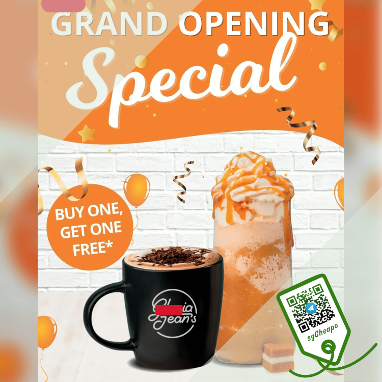 Gloria Jean's - Buy 1 Get 1 FREE All Beverages - sgCheapo