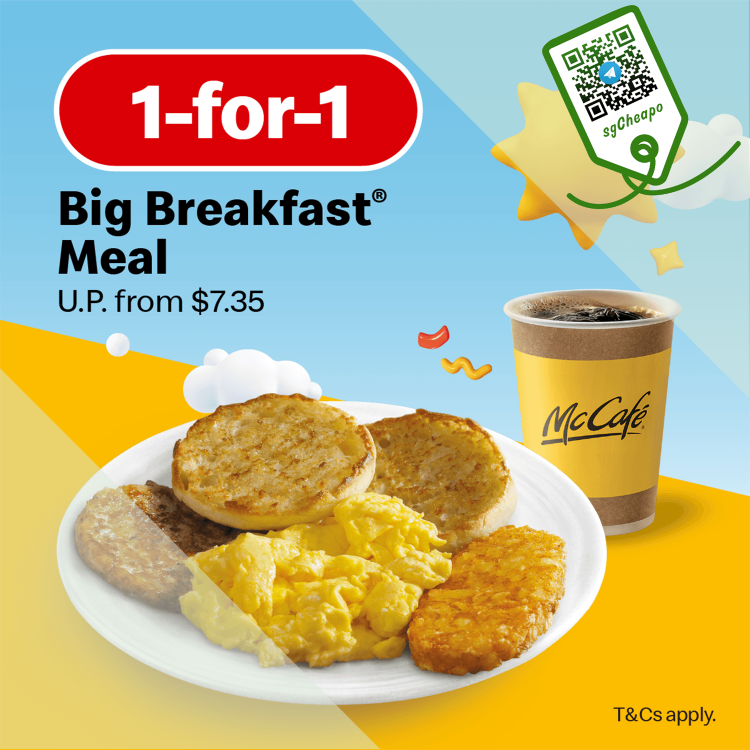 McDonald's - 1-FOR-1 Big Breakfast - sgCheapo