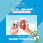 Starbucks - 1-for-1 Grande Refreshers - sgCheapo