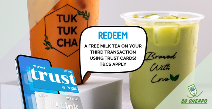 Tuk Tuk Cha - FREE Thai Milk Tea - Ends 30 Apr 2023