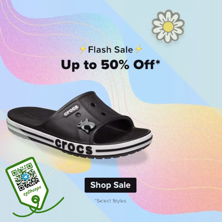 Crocs - UP TO 50% OFF Footwear & Jibbit - sgCheapo