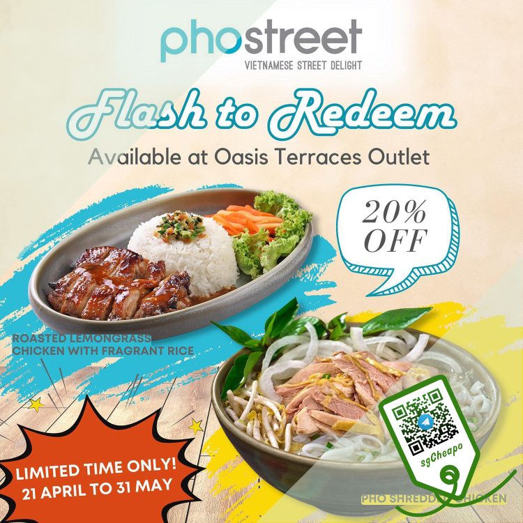 Pho Street - 20% OFF Selected Dishes - sgCheapo