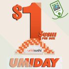 Umi Sushi - $1 Sushi per Box - sgCheapo