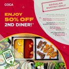 COCA - 50% Off 2nd Diner - sgCheapo