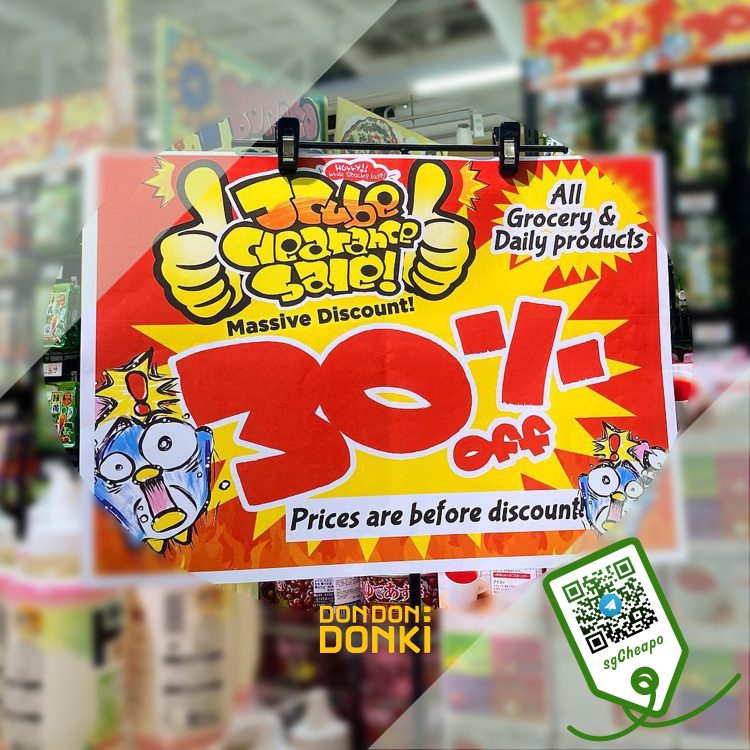 Don Don Donki - 30% OFF Grocery & Essentials - sgCheapo