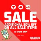 Foot Locker - 30% OFF All Sales Items- sgCheapo